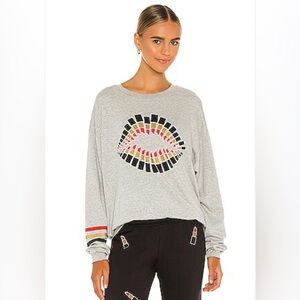 Lauren Moshi Babbs Pullover in Heather Grey.  Size: XS